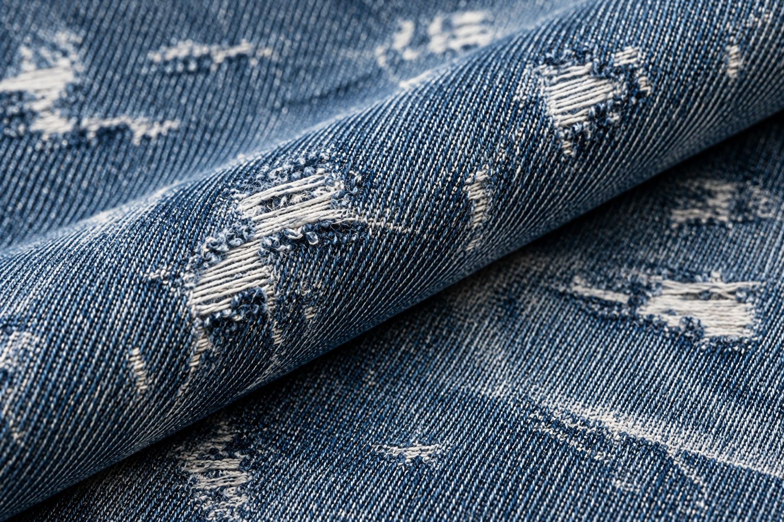 Distressed denim texture