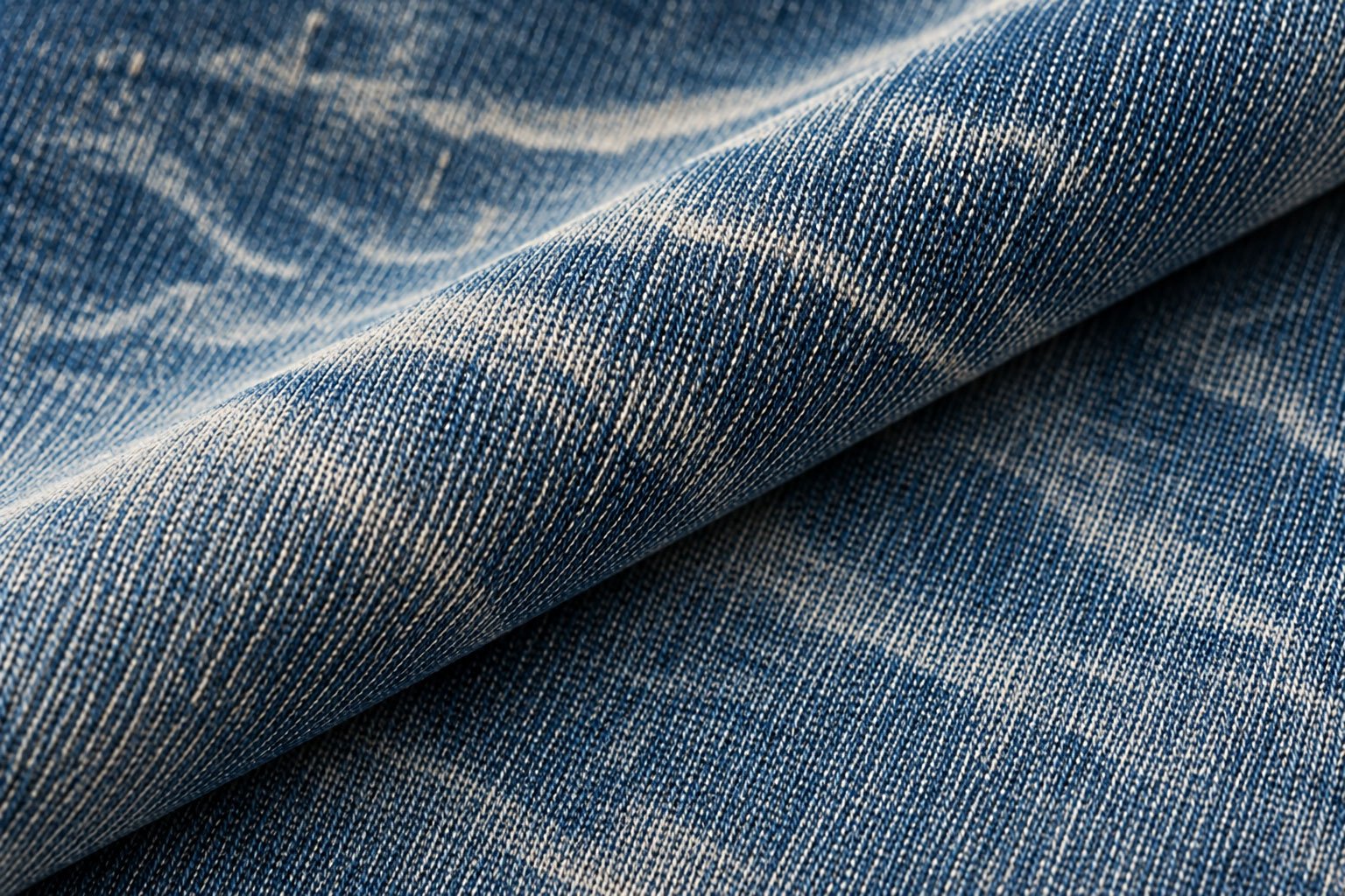 Vintage wash denim texture
